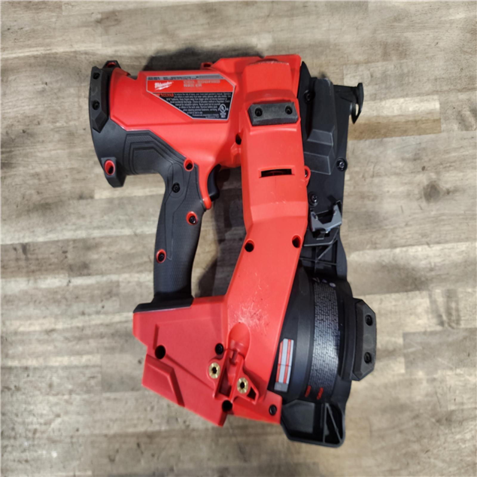 HOUSTON LOCATION - AS-IS Milwaukee M18 FUEL Coil Roofing Nailer (TOOL ONLY)