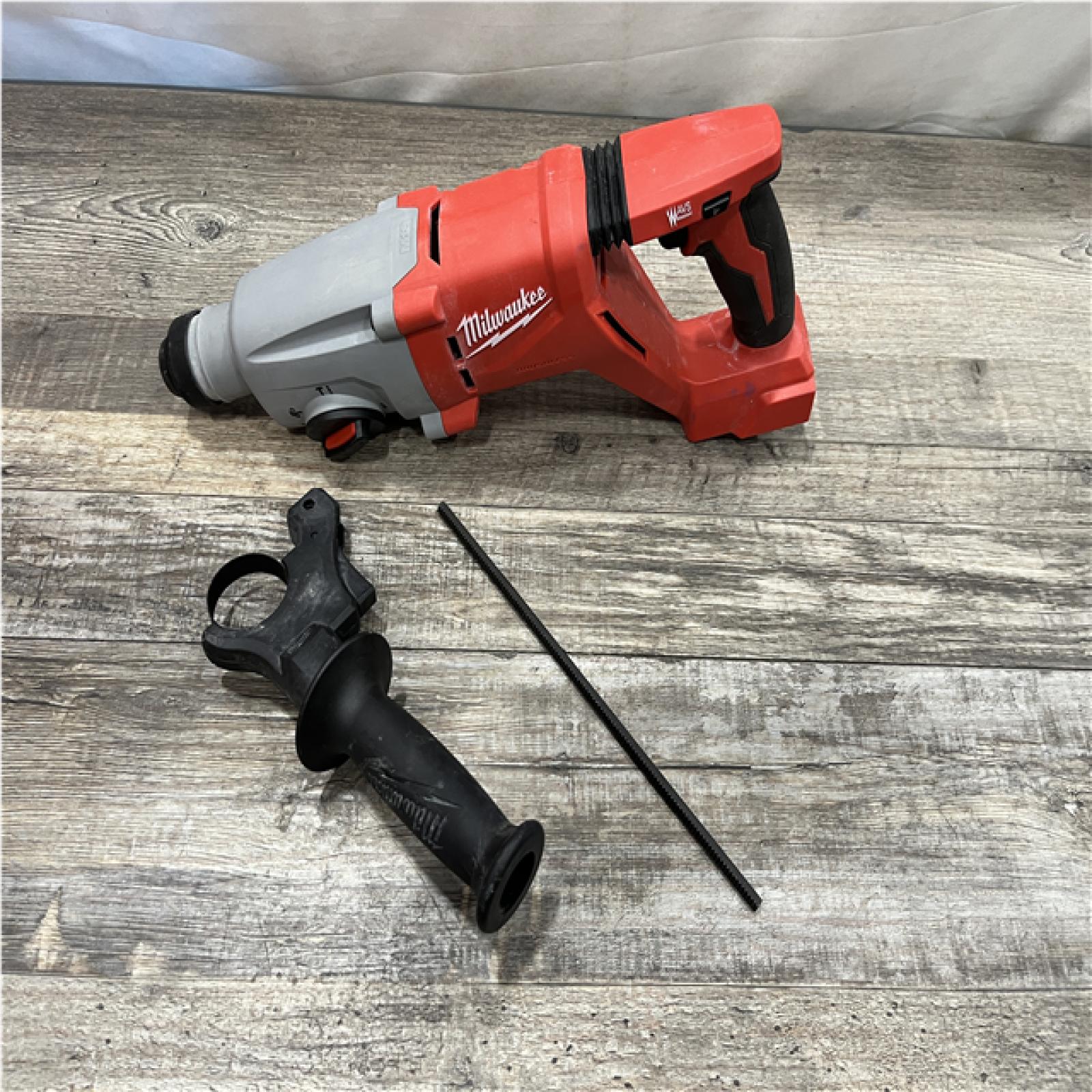 AS-IS Milwaukee 18V Lithium-Ion Brushless Cordless 1 in. SDS-Plus D-Handle Rotary Hammer (Tool-Only)