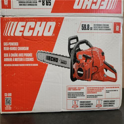 Phoenix NEW ECHO 20 in. 59.8 cc Gas 2-Stroke Rear Handle Timber Wolf Chainsaw