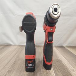 AS-IS- Milwaukee M12 Cordless Brushless 2 Tool Combo Kit
