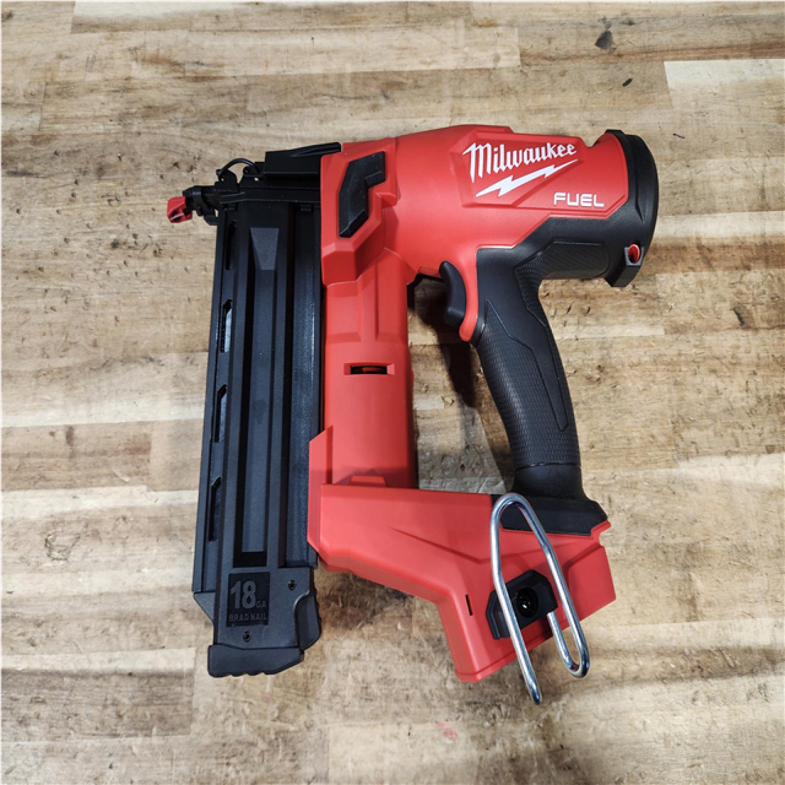 HOUSTON LOCATION - AS - IS Milwaukee FUEL 18-Volt Lithium-Ion Brushless Cordless Gen II 18-Gauge Brad Nailer (Tool-Only)