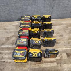 HOUSTON LOCATION - AS-IS DEWALT BATTERY PACK QTY - 15