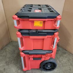 Phoenix NEW Milwaukee PACKOUT 22 in. Rolling Tool Box  22 in. Large Tool Box and 22 in. Medium Tool Box ProSystem Low Profile Handle