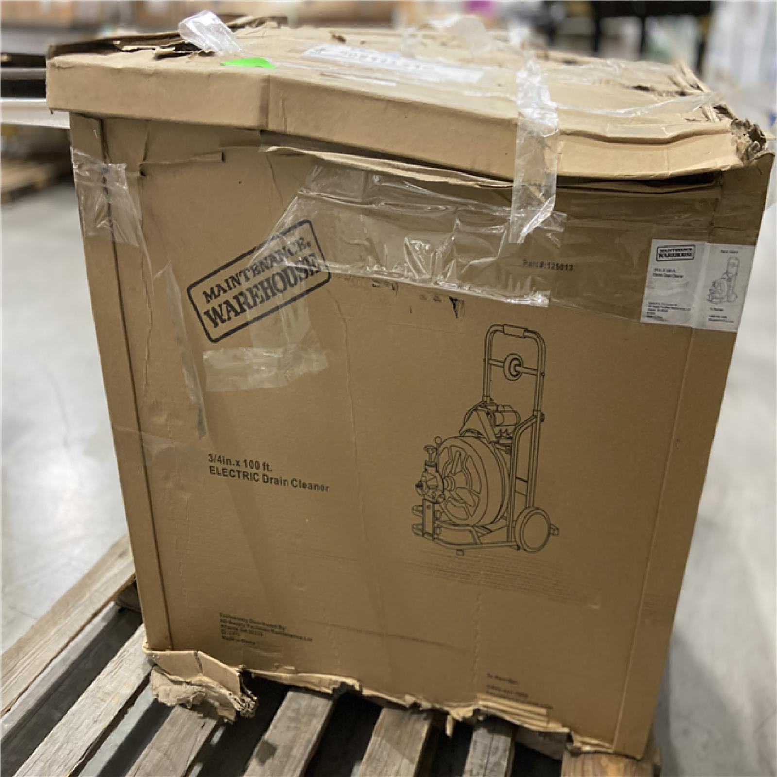 DALLAS LOCATION -Maintenance Warehouse® 3/4 In. X 100 Ft. Electric Drain Cleaner