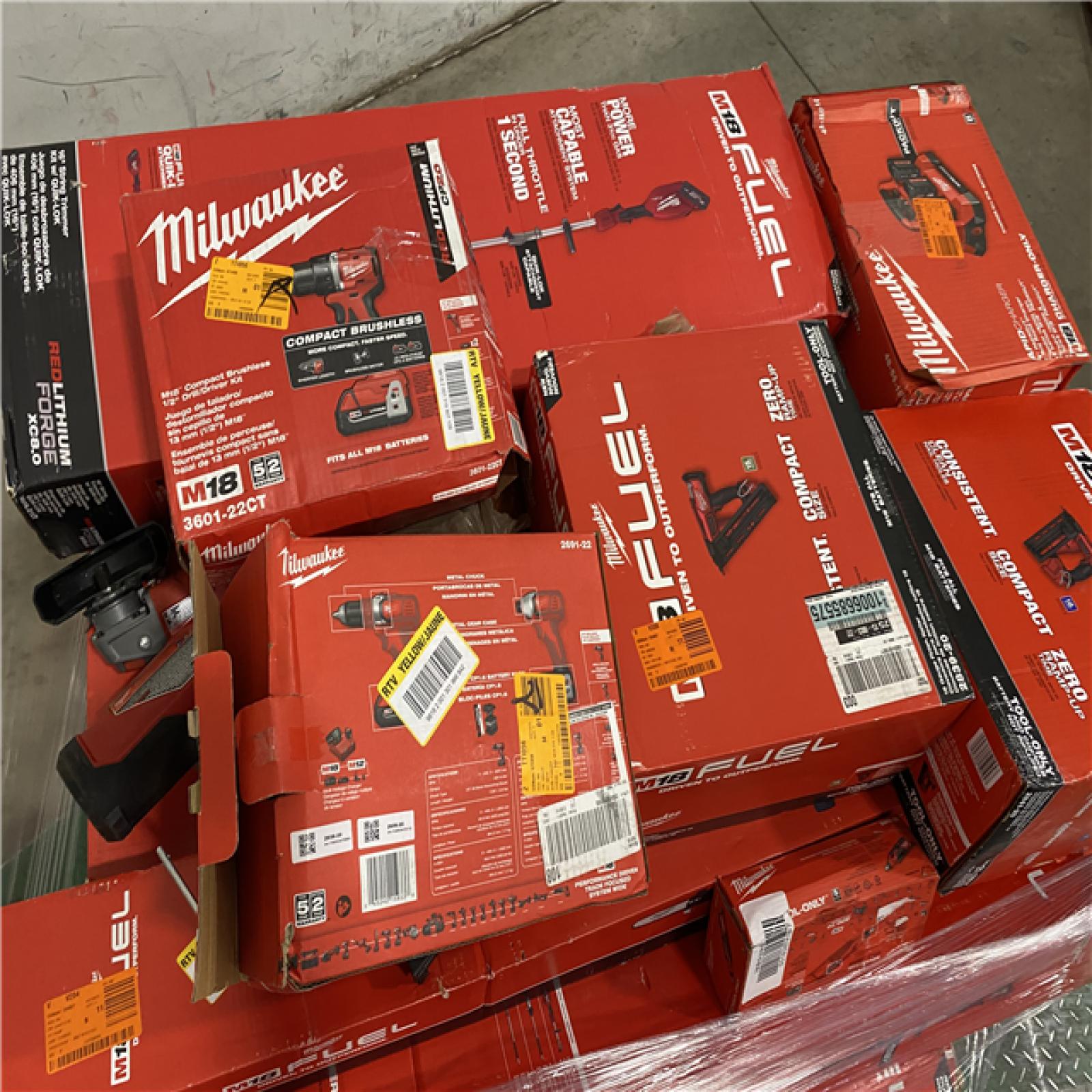 Dallas Location - As-Is MILWAUKEE Tool Pallet