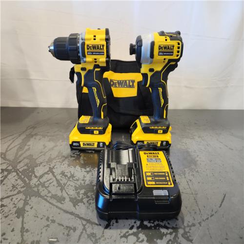 AS-IS- DEWALT ATOMIC 20-Volt MAX Lithium-Ion Cordless Combo Kit