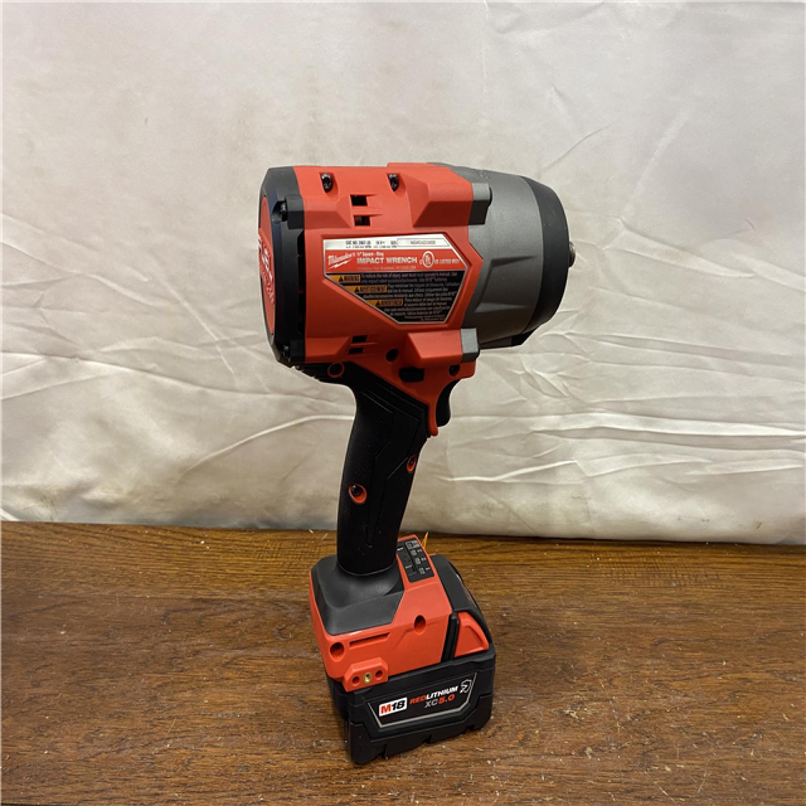 AS-IS Milwaukee M18 FUEL 1/2 in. Cordless Brushless High Torque Impact Wrench Kit (Battery & Charger)