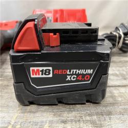 AS-IS Milwaukee 18V Lithium-Ion Brushless Cordless 1/2 in. Compact Hammer Drill/Driver Kit