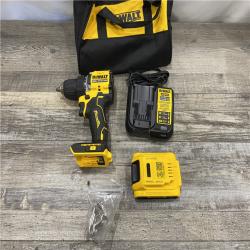 AS-IS DEWALT Atomic 20V Lithium-Ion Cordless Compact 1/2 in. Drill/Driver Kit