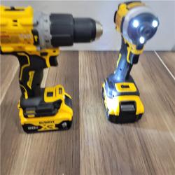 GOOD DEWALT 20V MAX XR Hammer Drill and ATOMIC Impact Driver 2 Tool Cordless Combo Kit with (2) 4.0Ah Batteries, Charger, and Bag