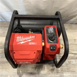 AS-IS Milwaukee FUEL 18-Volt Lithium-Ion Brushless Cordless 2 Gal. Electric Compact Quiet Compressor (Tool-Only)