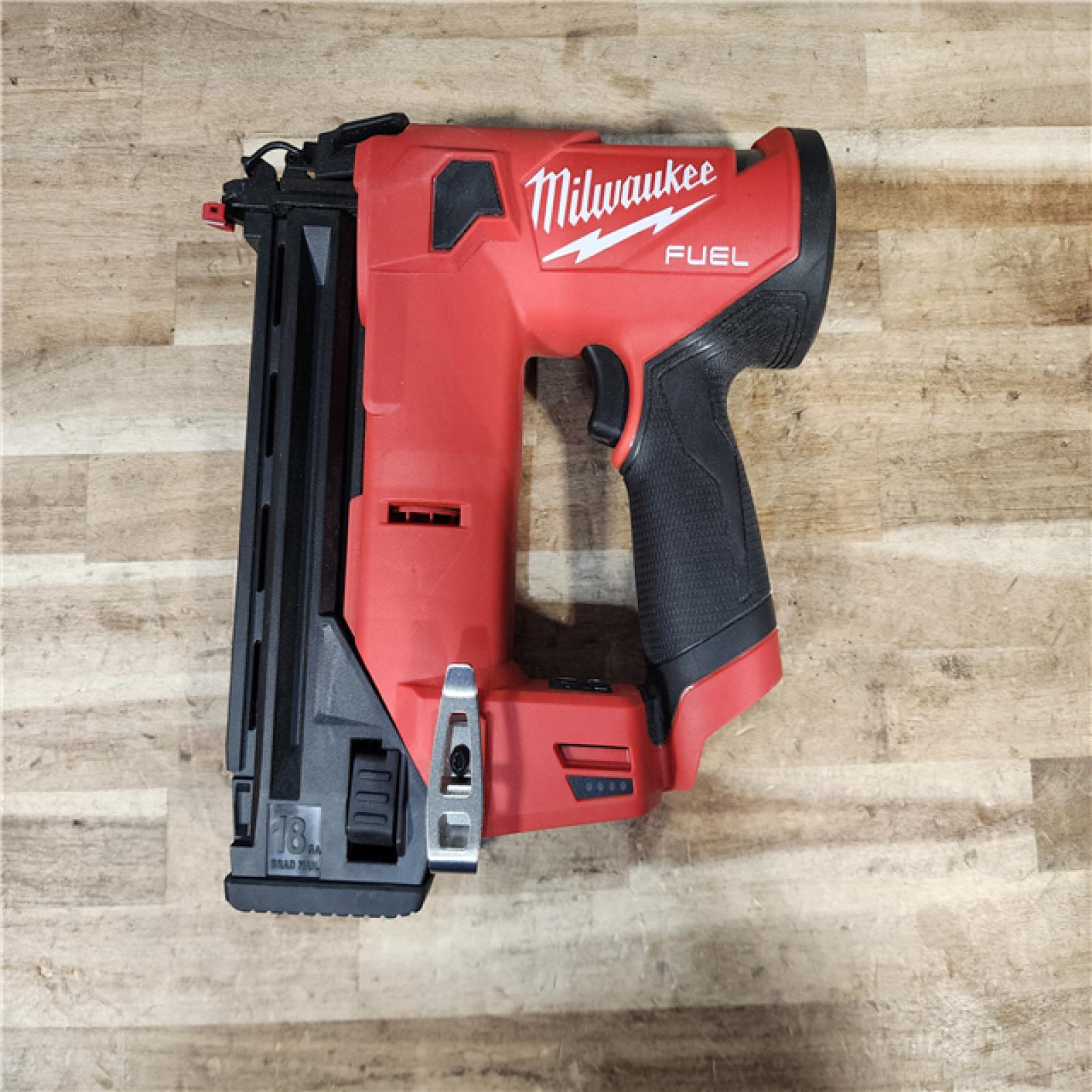HOUSTON LOCATION - AS-IS Milwaukee FUEL 12-Volt Lithium-Ion Brushless Cordless 18-Gauge 1-1/2 in. Compact Brad Nailer (Tool Only)