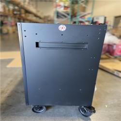 DALLAS LOCATION - Husky Modular Tool Storage 62 in. W X 24 in. D Heavy Duty Matte Black Mobile Workbench Cabinet with Stainless Steel Top