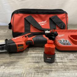 AS-IS Milwaukee 12V Lithium-Ion HACKZALL Cordless Reciprocating Saw Kit
