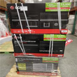 DALLAS LOCATION- AS-IS LG 23,000 BTU 230/208-Volt Window Air Conditioner Unit PALLET (3 UNITS)
