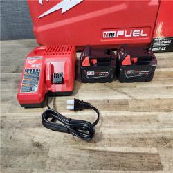 HOUSTON LOCATION - AS-IS (APPEARS LIKE NEW) Milwaukee  FUEL 18V Lithium-Ion Brushless Cordless Hammer Drill and Impact Driver Combo Kit
