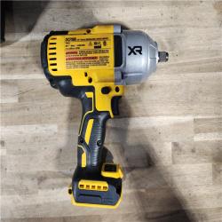 HOUSTON LOCATION - AS-IS Dewalt 20V MAX Lithium-Ion Cordless 1/2 in. Impact Wrench Kit W/ BATTERY & CHARGER