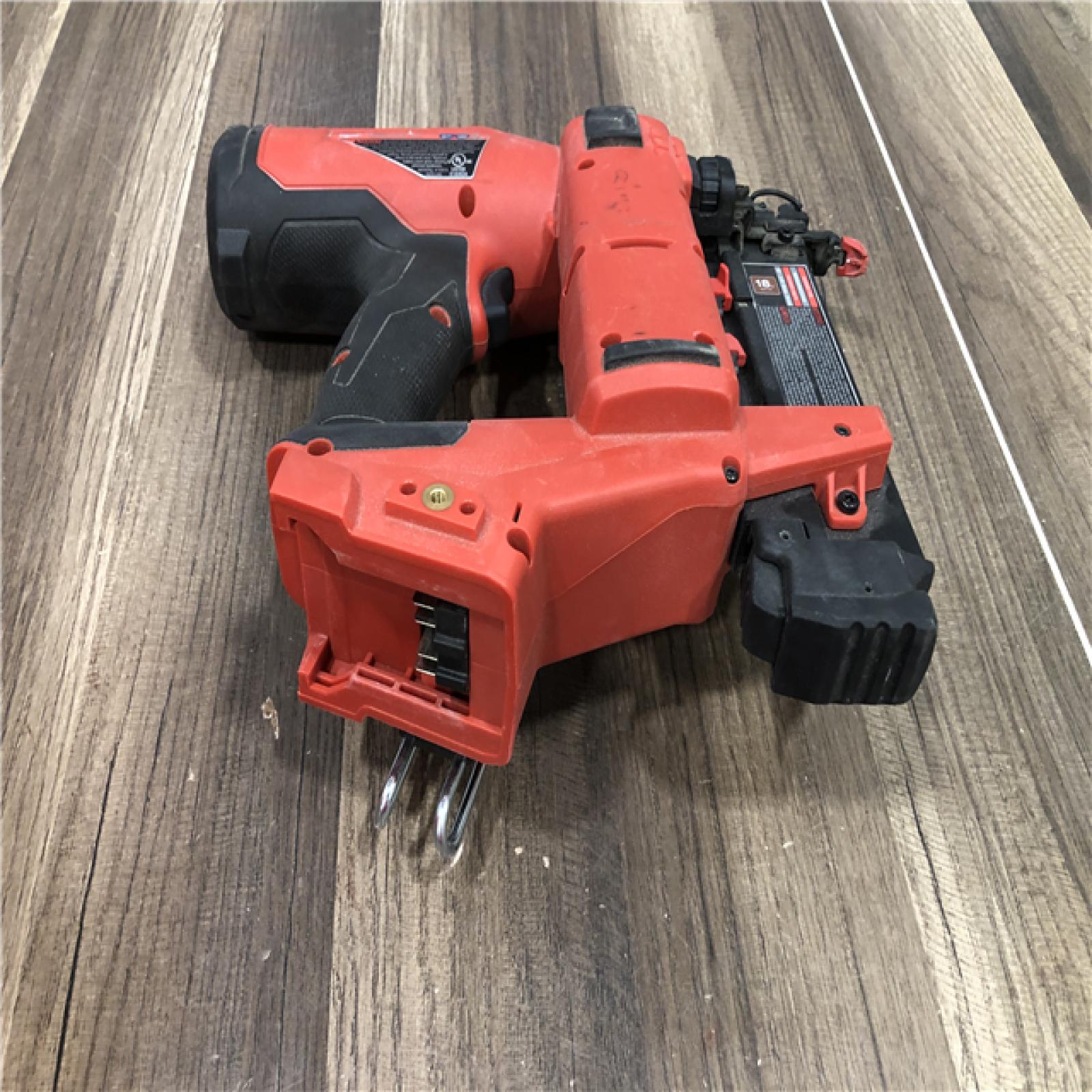 AS-IS Milwaukee FUEL 18-Volt Lithium-Ion Brushless Cordless Gen II 18-Gauge Brad Nailer (Tool-Only)