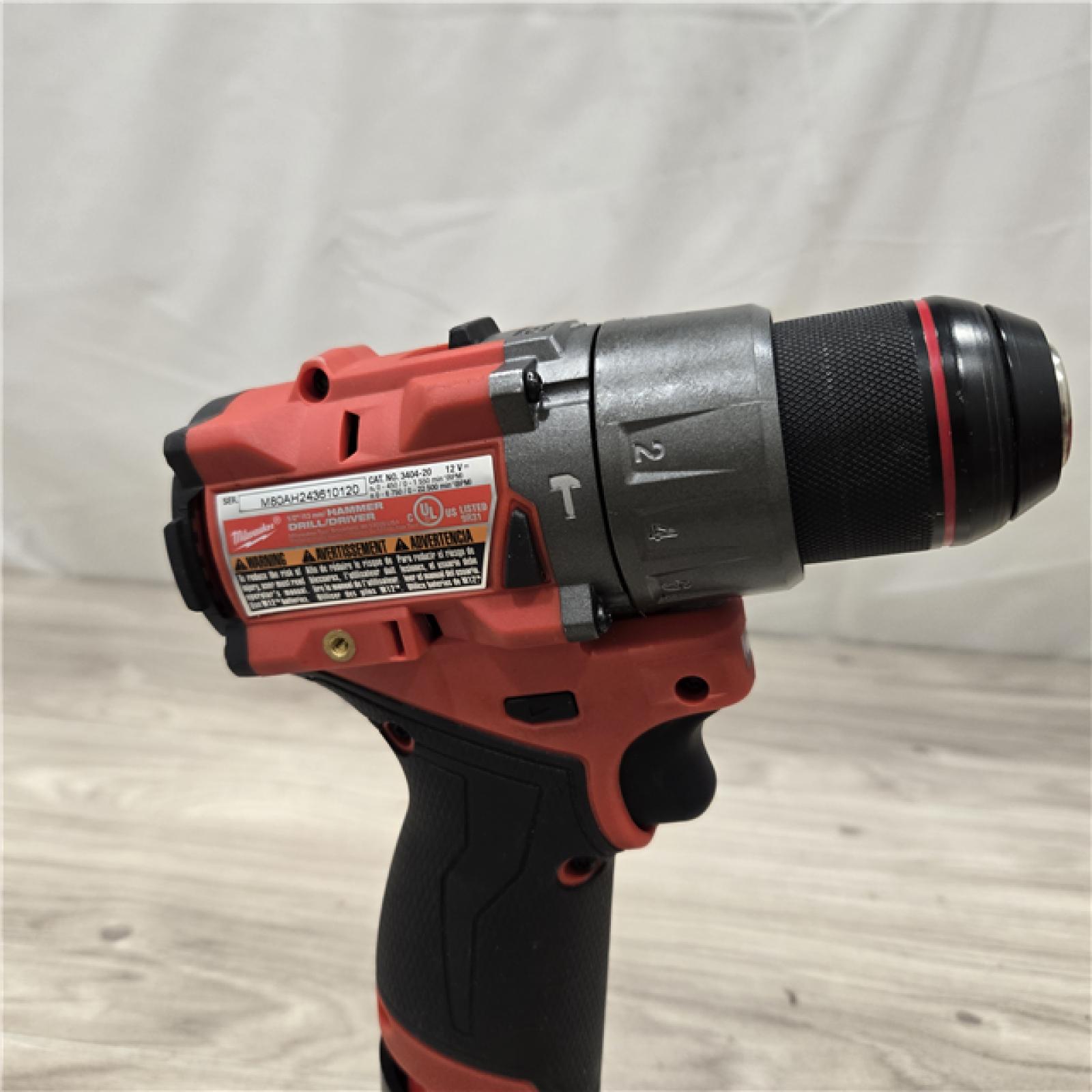 AS-IS Milwaukee 3497-22 12V  Hammer Drill and Impact Driver Combo Kit