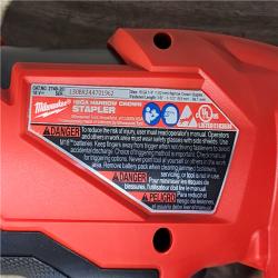 HOUSTON LOCATION - AS-IS (APPEARS LIKE NEW) MILWAUKEE FUEL 18-Volt Lithium-Ion Brushless Cordless 18-Gauge 1/4 in. Narrow Crown Stapler (Tool-Only)