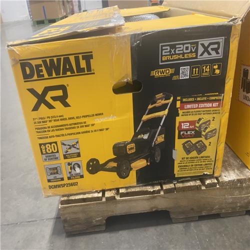 Dallas Location - As-Is 	2x20V MAX 21 in. Cordless Battery Powered Self Propelled Lawn Mower Kit with (2) 10 Ah Batteries and Chargers