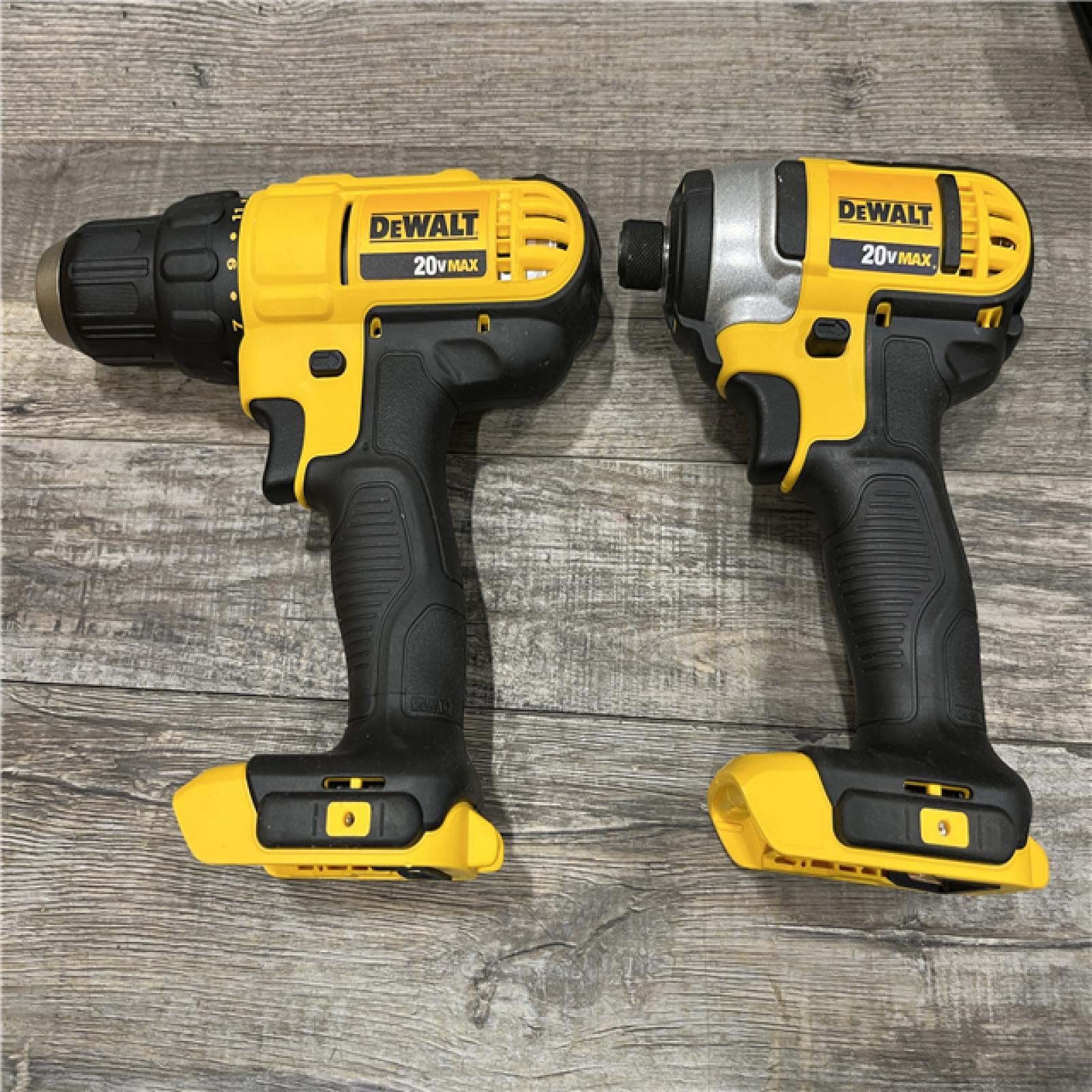 AS-IS DEWALT 20V MAX Cordless Drill/Impact 2 Tool Combo Kit
