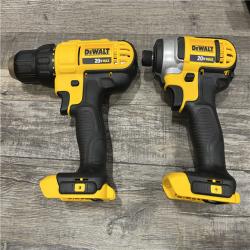 AS-IS DEWALT 20V MAX Cordless Drill/Impact 2 Tool Combo Kit