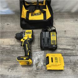 AS-IS DEWALT Atomic 20V Lithium-Ion Cordless Compact 1/2 in. Drill/Driver Kit