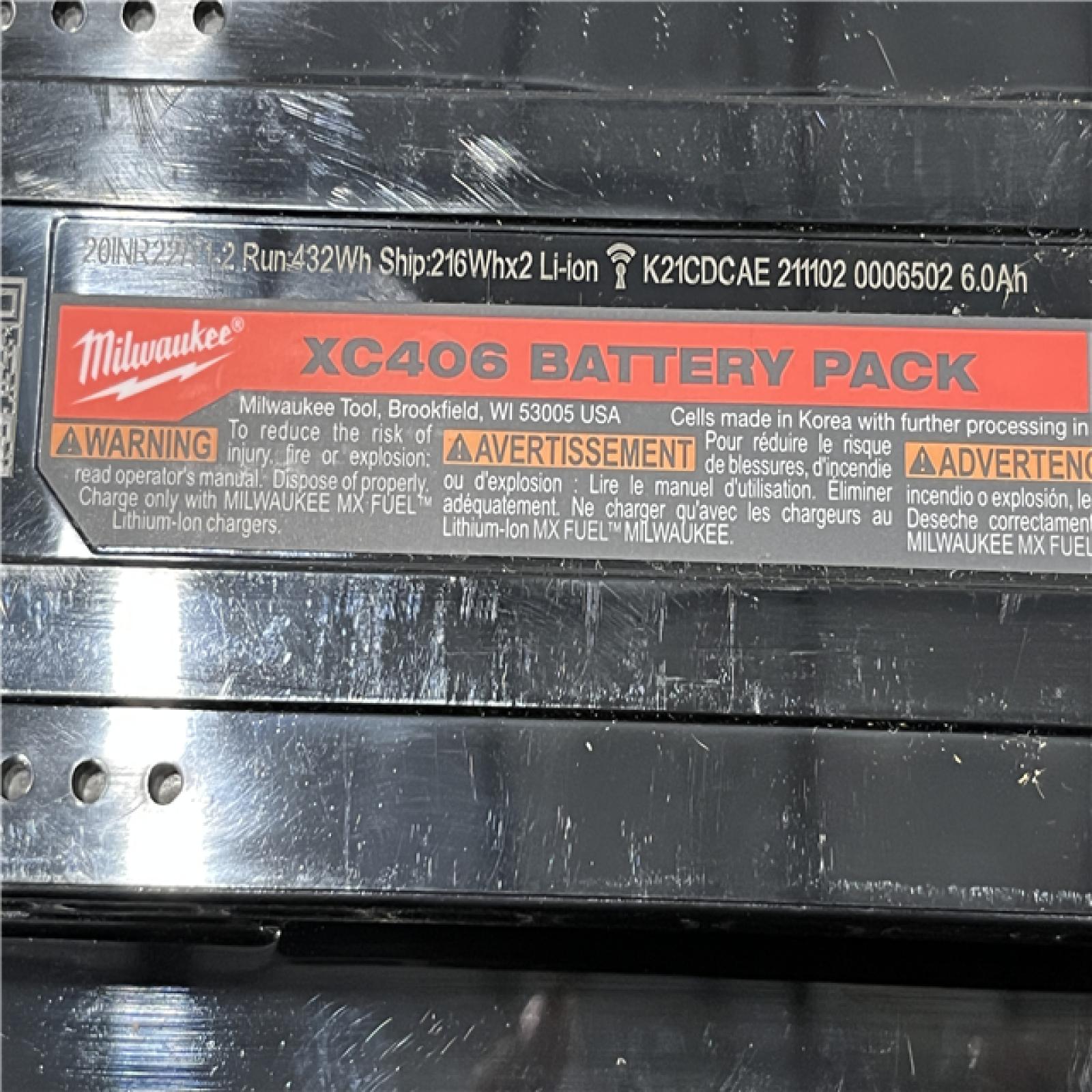AS-IS Milwaukee MX FUEL Lithium-Ion REDLITHIUM XC406 Battery Pack