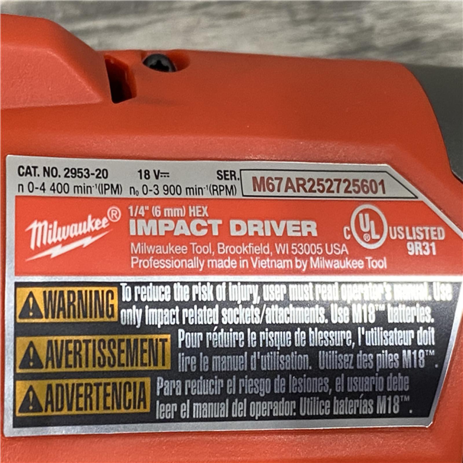 AS-IS Milwaukee FUEL 18V Lithium-Ion Brushless Cordless Hammer Drill and Impact Driver Combo Kit