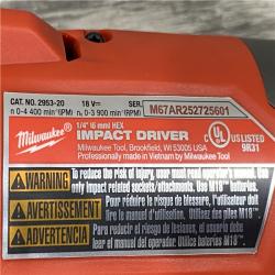 AS-IS Milwaukee FUEL 18V Lithium-Ion Brushless Cordless Hammer Drill and Impact Driver Combo Kit