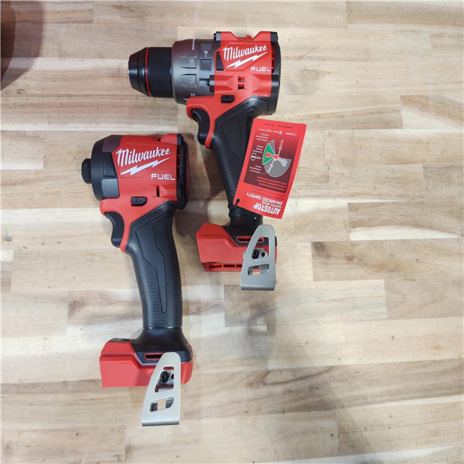 HOUSTON LOCATION - AS-IS Milwaukee  FUEL 18V Lithium-Ion Brushless Cordless Hammer Drill and Impact Driver Combo Kit