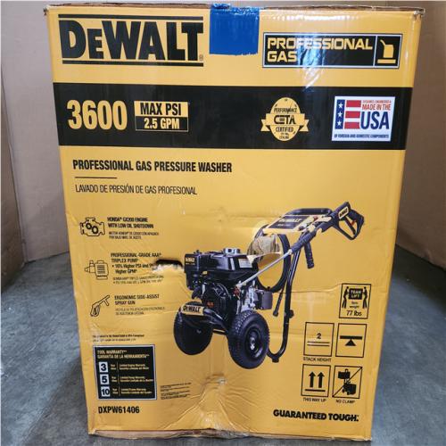 Phoenix NEW DEWALT 3600 PSI 2.5 GPM Cold Water Gas Professional Pressure Washer with HONDA GX200 Engine