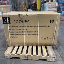 DALLAS LOCATION- Husky Heavy Duty 52 in. W 6-Drawer Matte Army Green Top Tool Chest