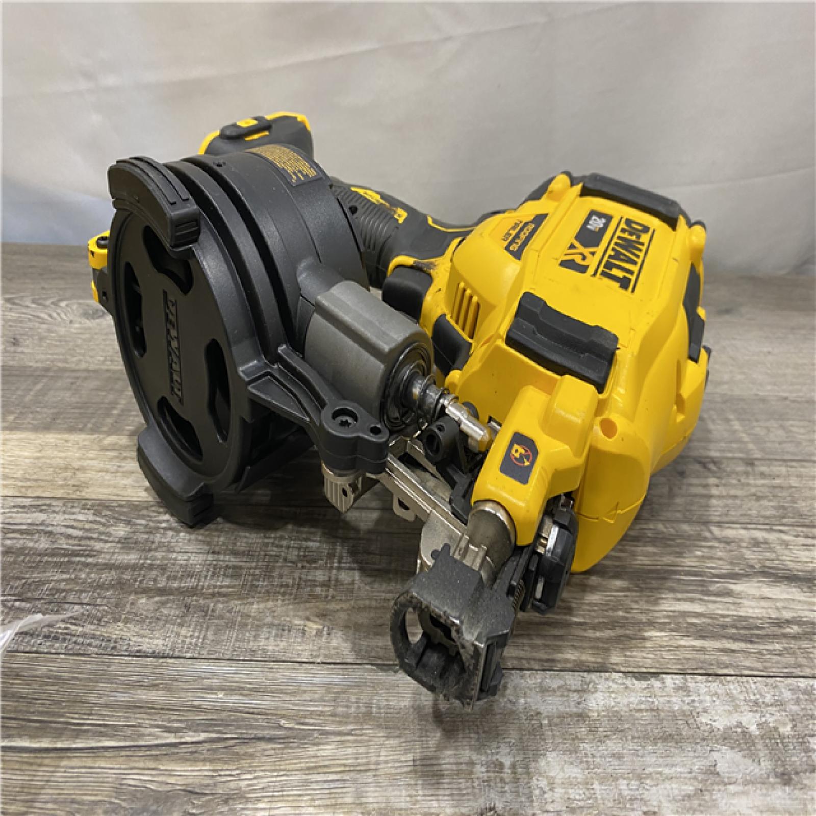 AS-IS DEWALT 20V MAX 15-Degree Electric Cordless Roofing Nailer (Tool Only)