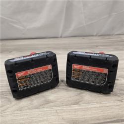 AS-IS Milwaukee M12 12V Lithium-Ion XC High Output 5.0 Ah Battery Pack (2-Pack) Starter Kit