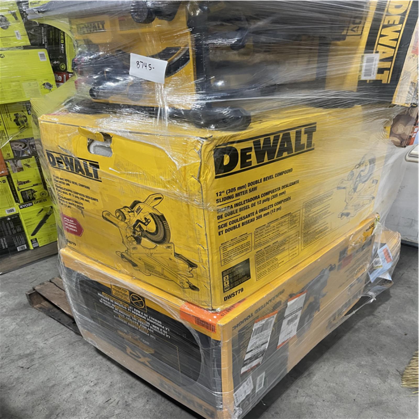 Atlanta Location As-Is Power Tools Partial Truckload (8 Pallets) 8745-B