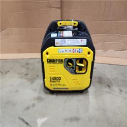 HOUSTON LOCATION - AS - IS CHAMPION 4500/3500-Watt Electric Start Gasoline/Propane Powered Dual Fuel Inverter Generator with Quiet Technology and CO Shield
