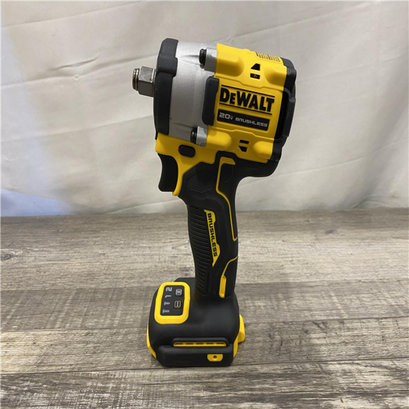 AS-IS DEWALT ATOMIC 20V MAX Cordless Brushless 1/2 in. Variable Speed Impact Wrench (Tool Only)