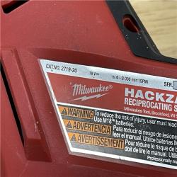 AS-IS  Milwaukee FUEL 18V Cordless HACKZALL Reciprocating Saw (Tool-Only)