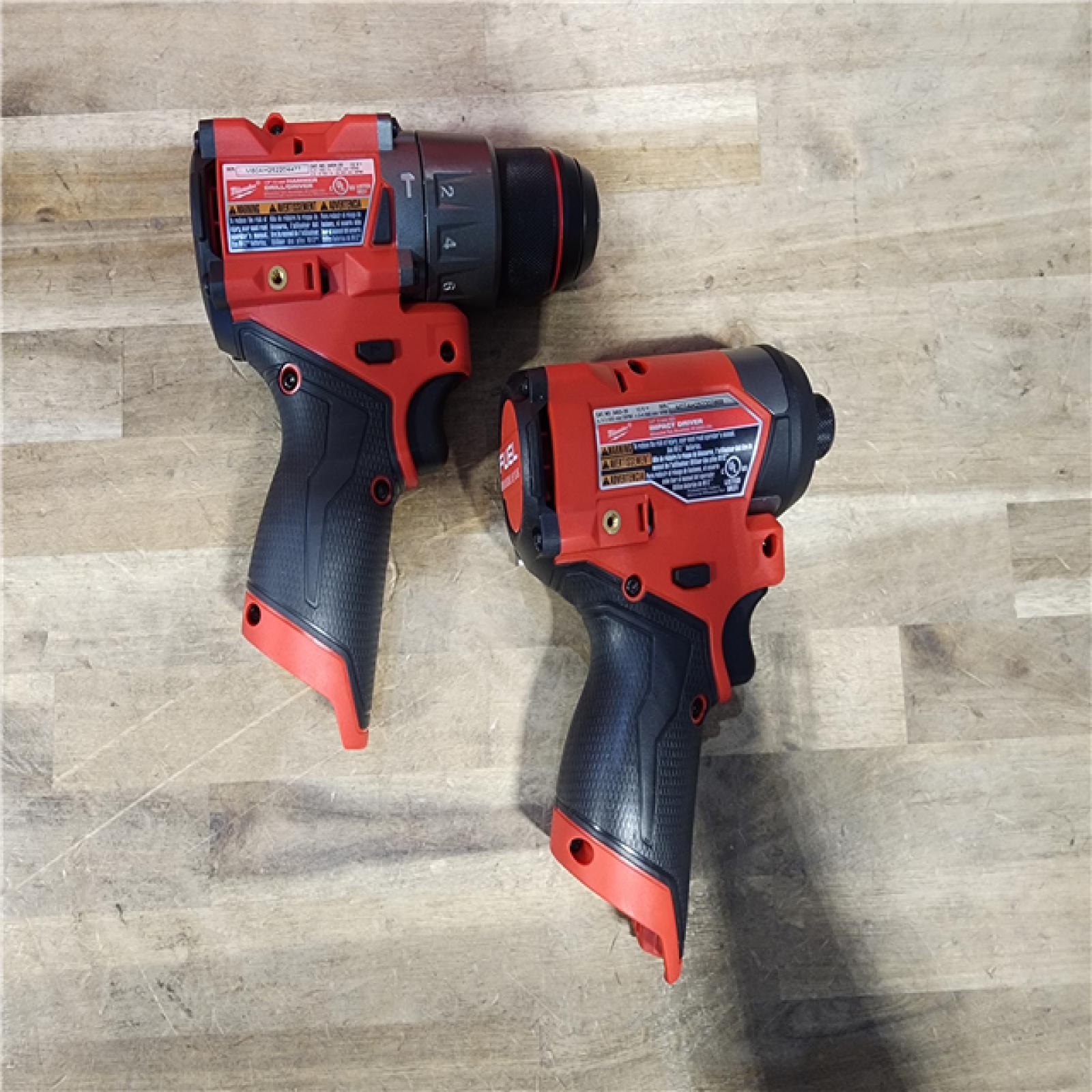 HOUSTON LOCATION - AS-IS (APPEARS LIKE NEW) Milwaukee 3497-22 12V Brushless Hammer Drill and Impact Driver Combo Kit