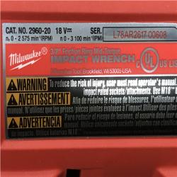 AS-IS Milwaukee FUEL GEN-2 18V Lithium-Ion Mid Torque Brushless Cordless 3/8 in. Impact Wrench with Friction Ring (Tool-Only)