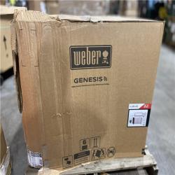 DALLAS LOCATION - Weber Genesis Smart SPX-435 4-Burner Liquid Propane Gas Grill in Stainless Steel with Side Burner