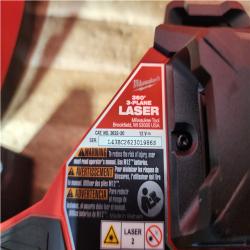 Houston Location AS-IS Milwaukee 12-Volt Lithium-Ion Cordless Green 250 ft. 3-Plane Laser Level Kit