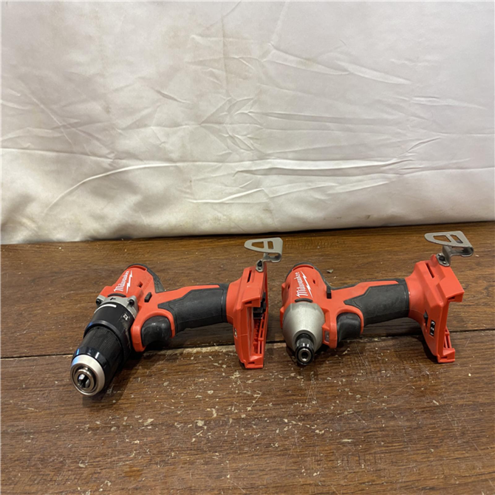 AS-IS Milwaukee M18 Compact Brushless Drill Driver/Impact Driver (2-Tool) Combo Kit