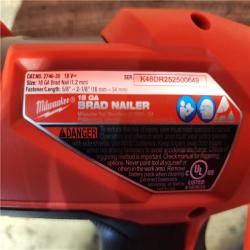 HOUSTON LOCATION - AS-IS (APPEARS LIKE NEW) Milwaukee FUEL 18-Volt Lithium-Ion Brushless Cordless Gen II 18-Gauge Brad Nailer (Tool-Only)