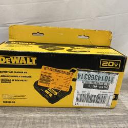 NEW - DEWALT 20V MAX Lithium-Ion Battery Kit with 5.0Ah and 2.0Ah Battery and Charger