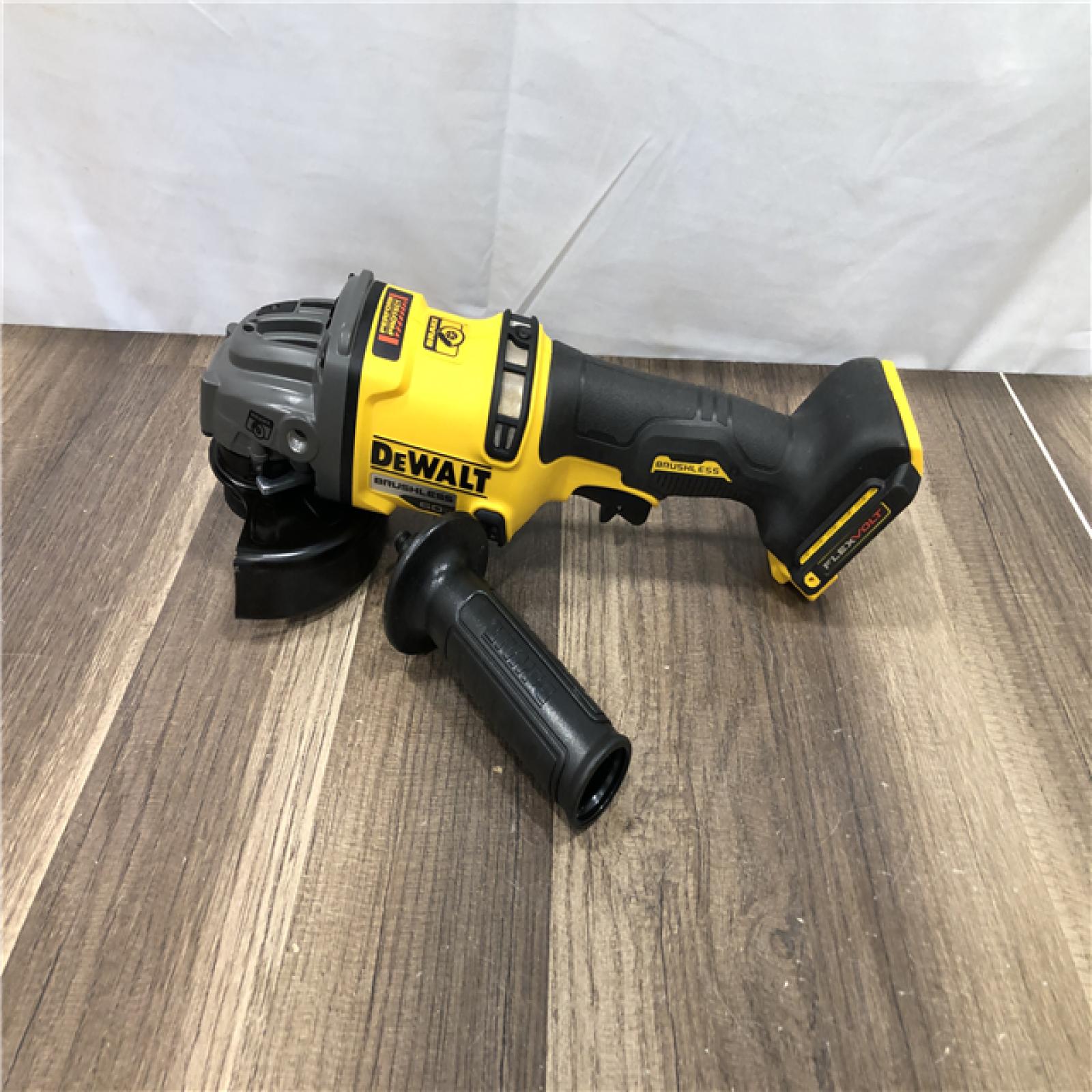 AS-IS DEWALT FLEXVOLT 60V MAX Cordless Brushless 4.5 in. to 6 in. Small Angle Grinder with Kickback Brake (Tool Only)