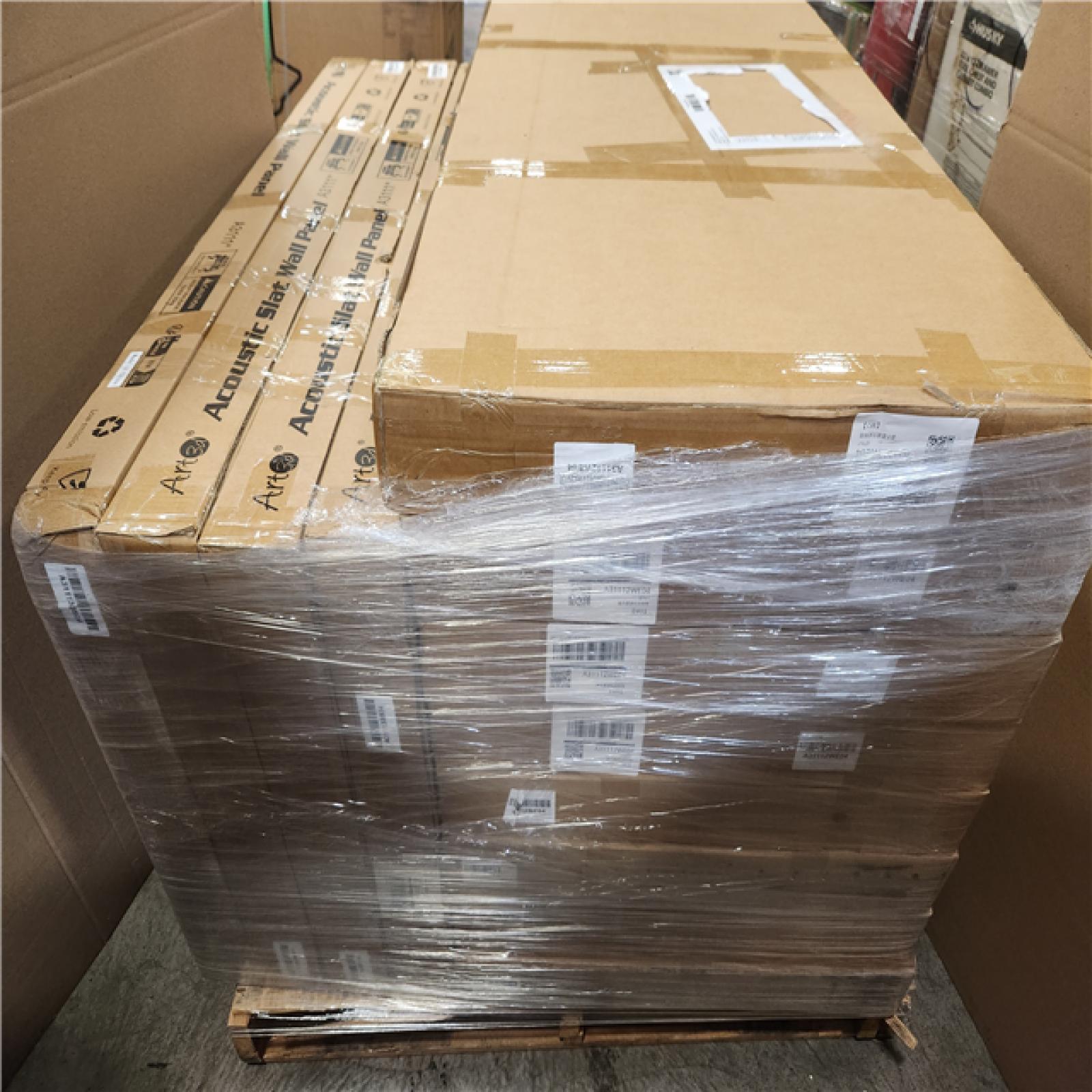 Phoenix NEW Art3dwallpanels Gray 0.83in. x 2 ft. x 4 ft. Slat MDF Acoustic Decorative Wall Paneling  3D Fluted Sound Absorbing Panel(372sq.ft./12 Case)