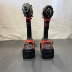 AS-IS - MILWAUKEE FUEL 18V Lithium-Ion Brushless Cordless Hammer Drill and Impact Driver Combo Kit